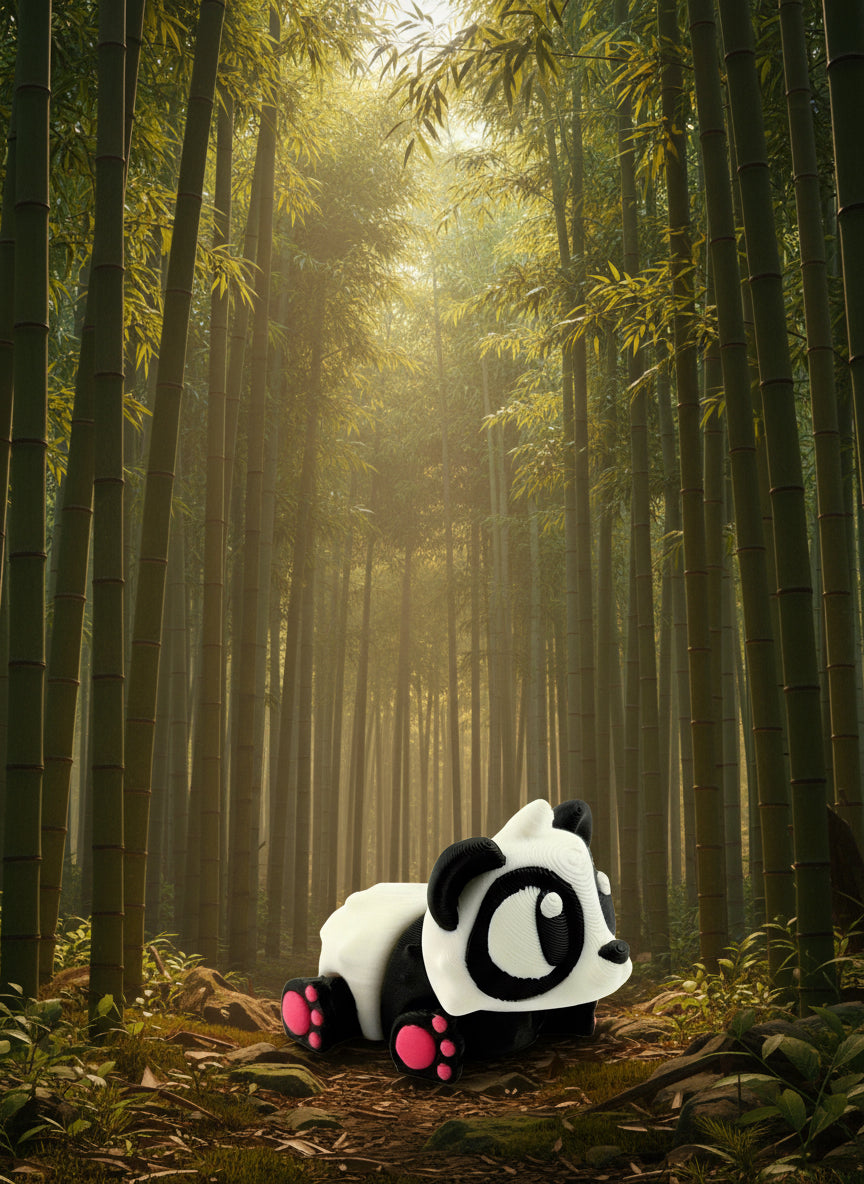 Miniature Articulated Panda