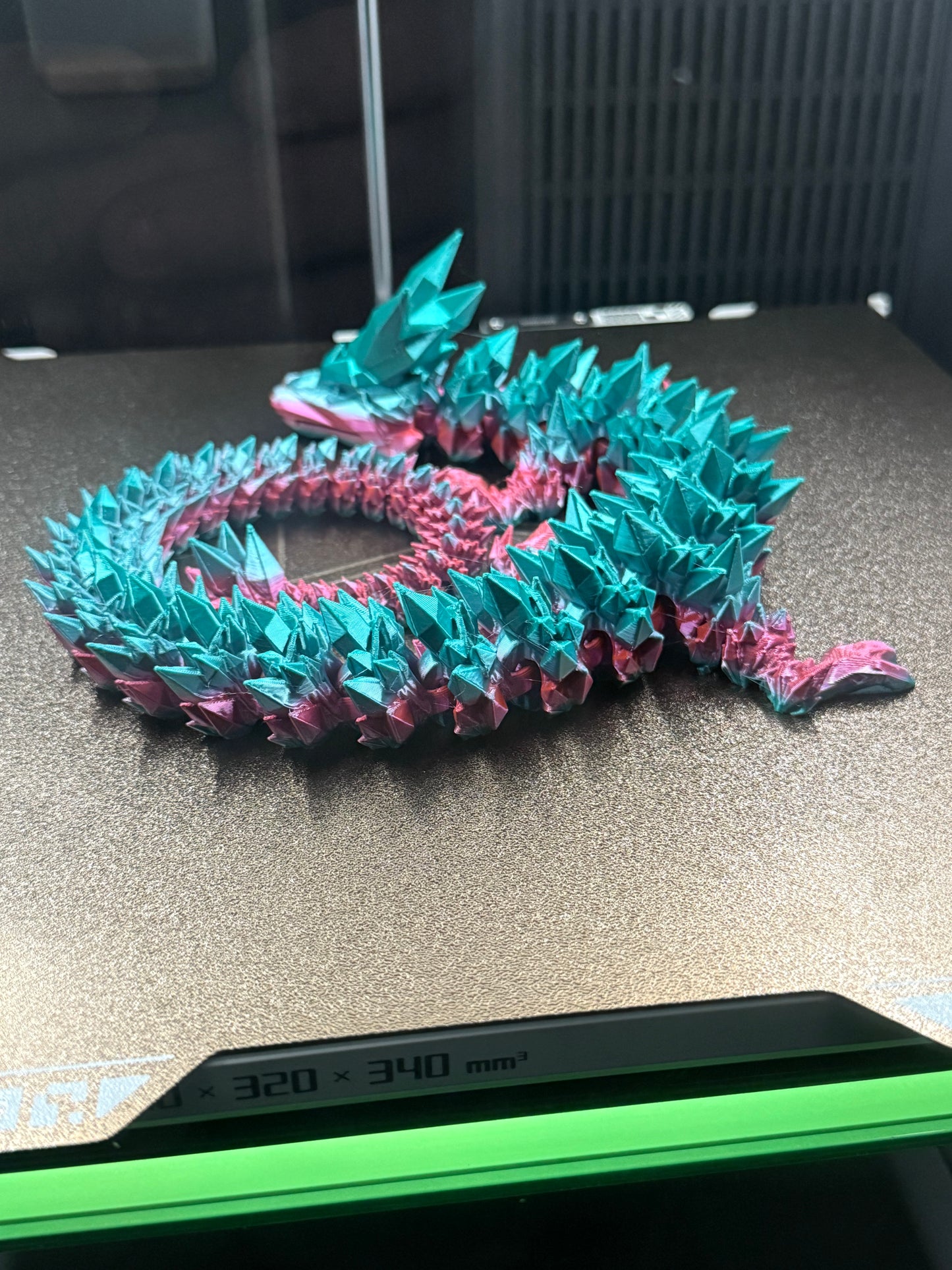 24” Articulated Crystal Dragon great Toy Gift For All Ages