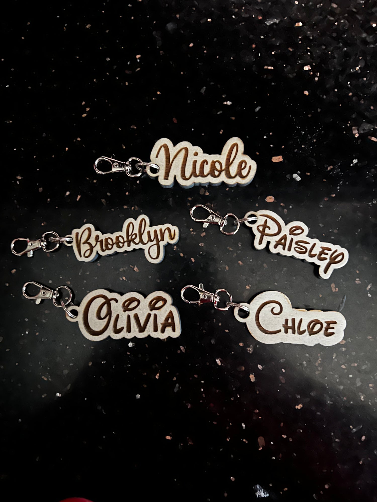 Wood Keychains