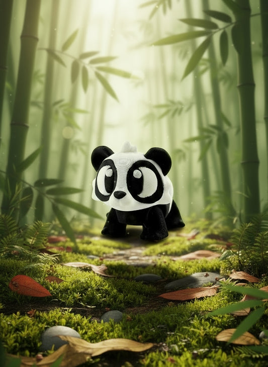 Miniature Articulated Panda
