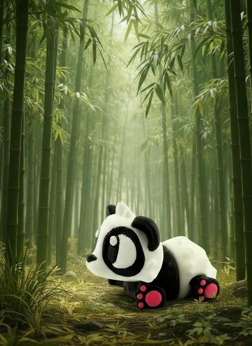 Miniature Articulated Panda