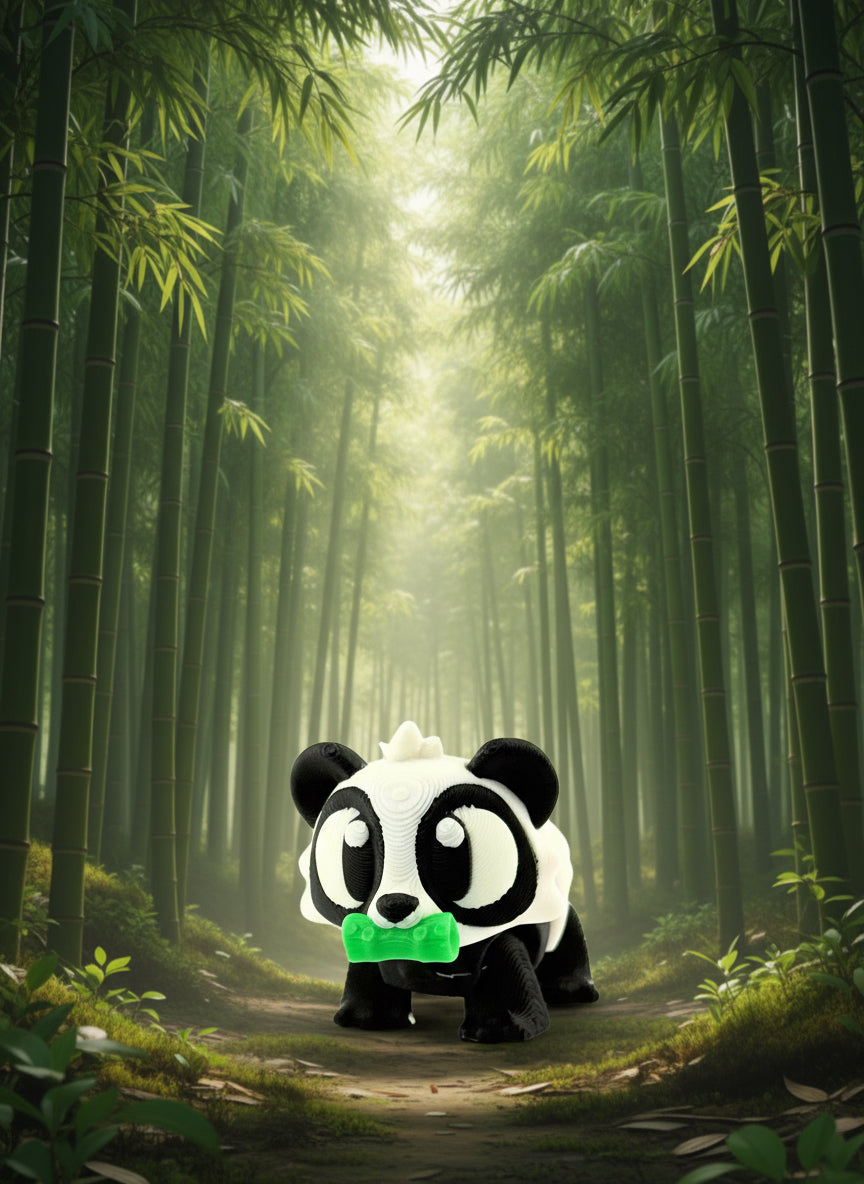Miniature Articulated Panda