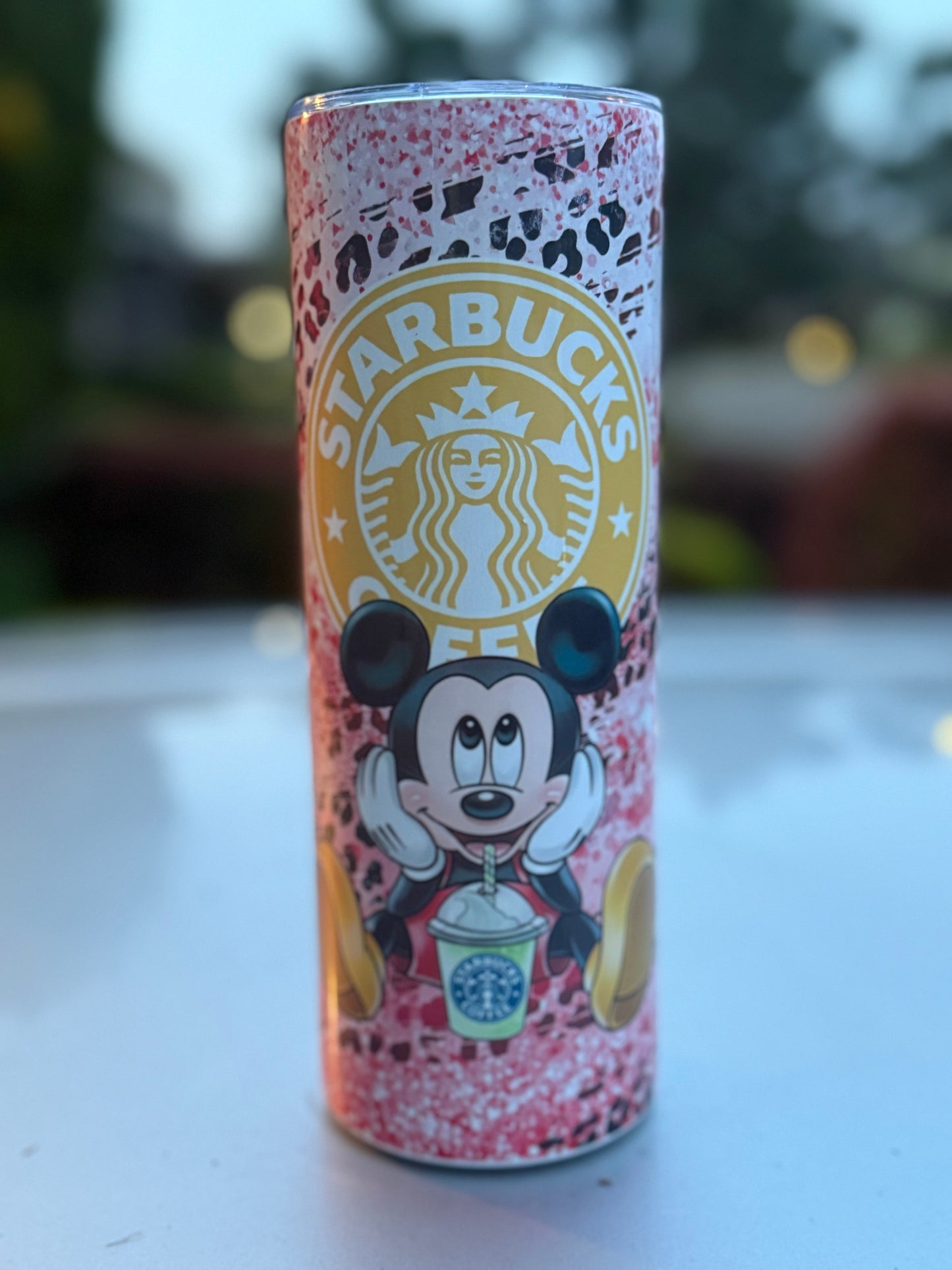 Mickey Mouse and Starbucks Inspired 20oz Tumbler