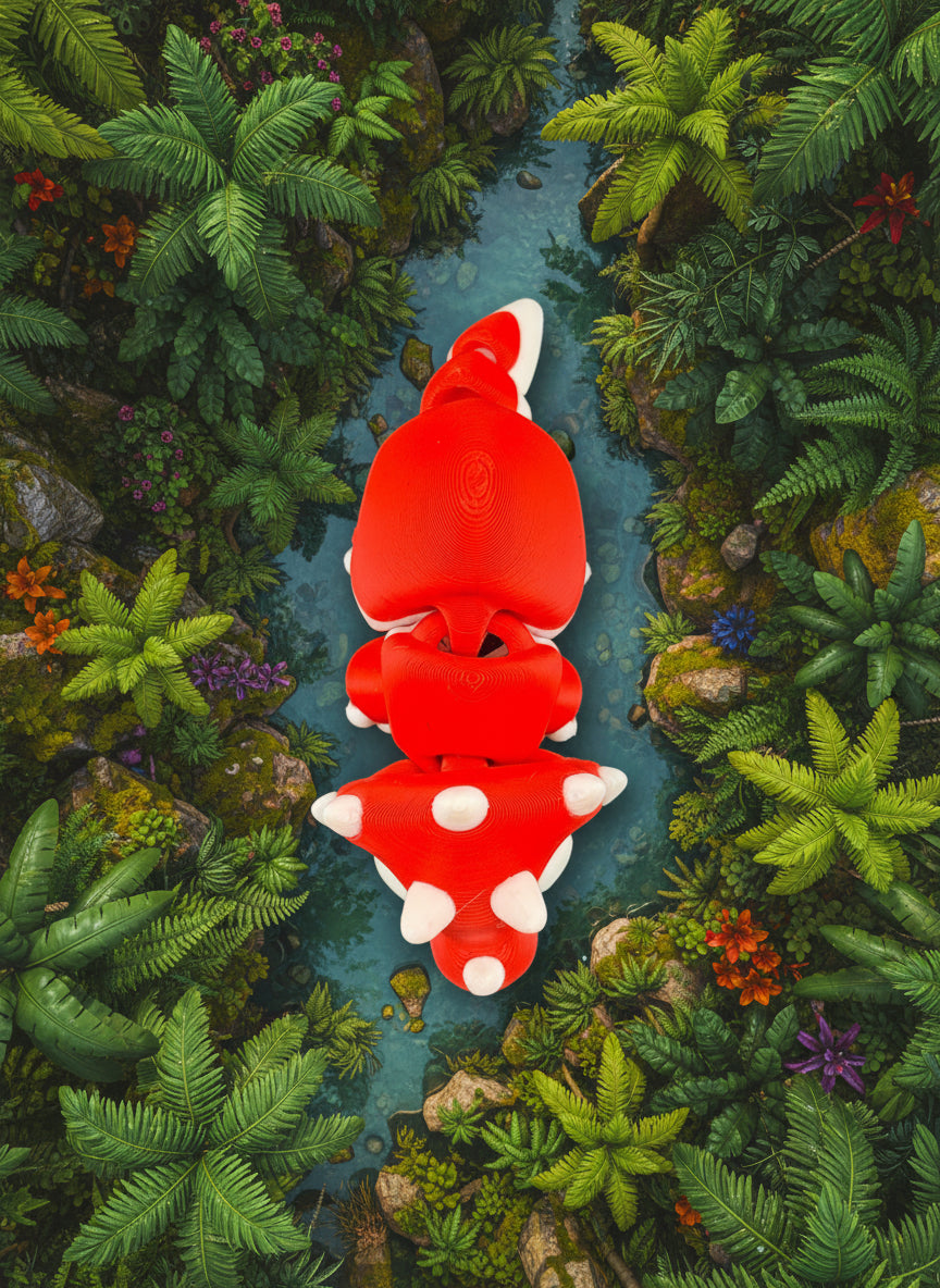 Miniature Articulated Triceratops Dinosaur