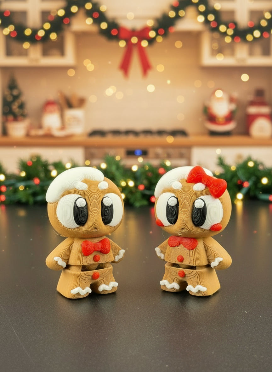 Gingerbread Man And Lady