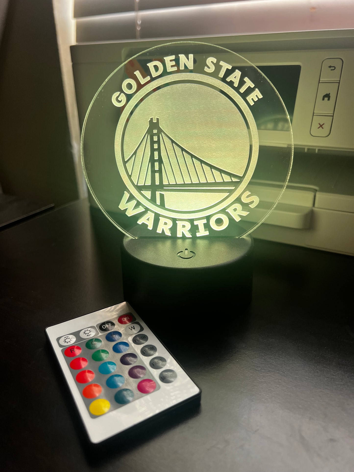 Golden State Warriors Acrylic LED Light