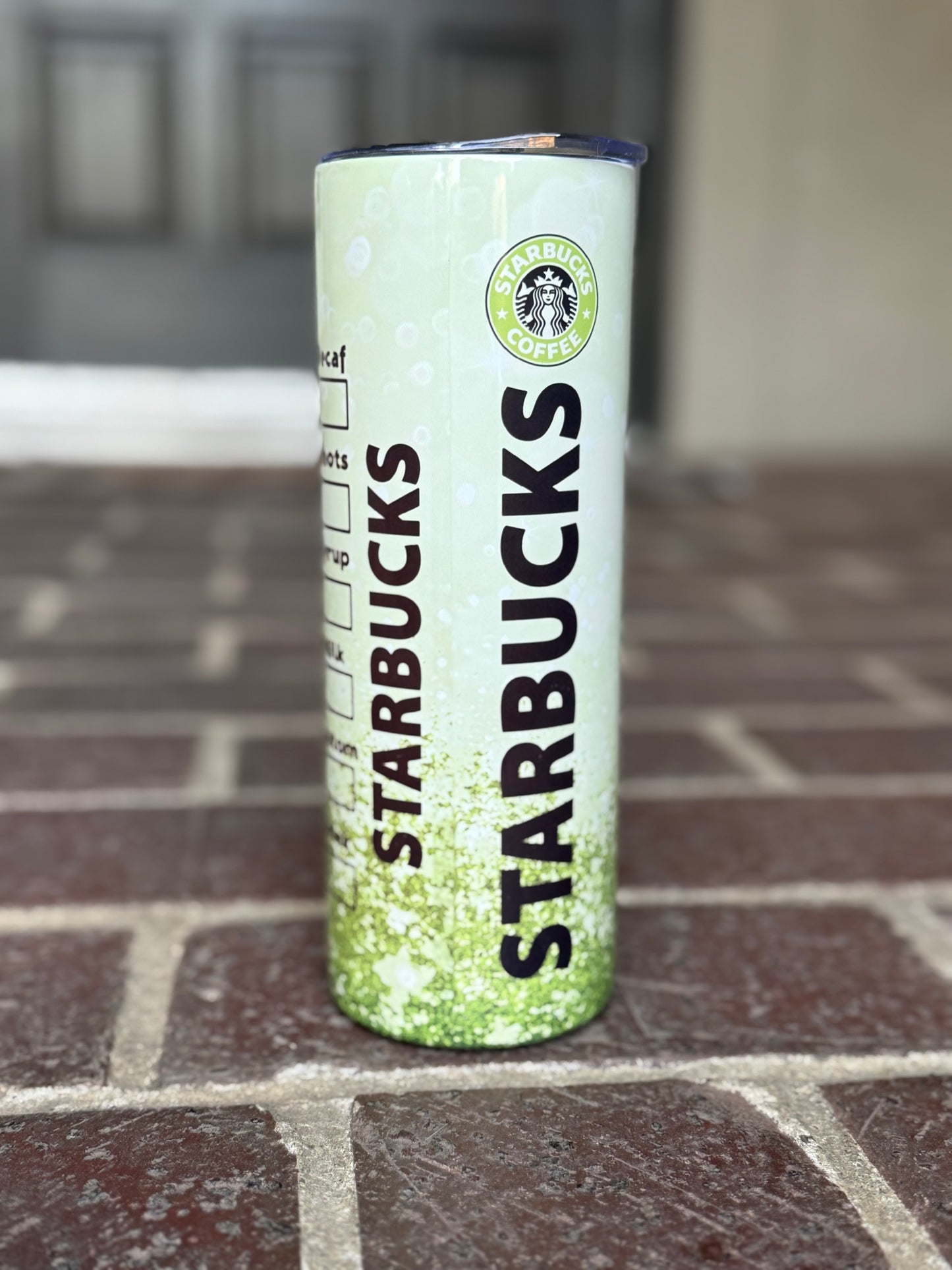 Tinker Bell and Starbucks Inspired 20oz Skinny Tumbler