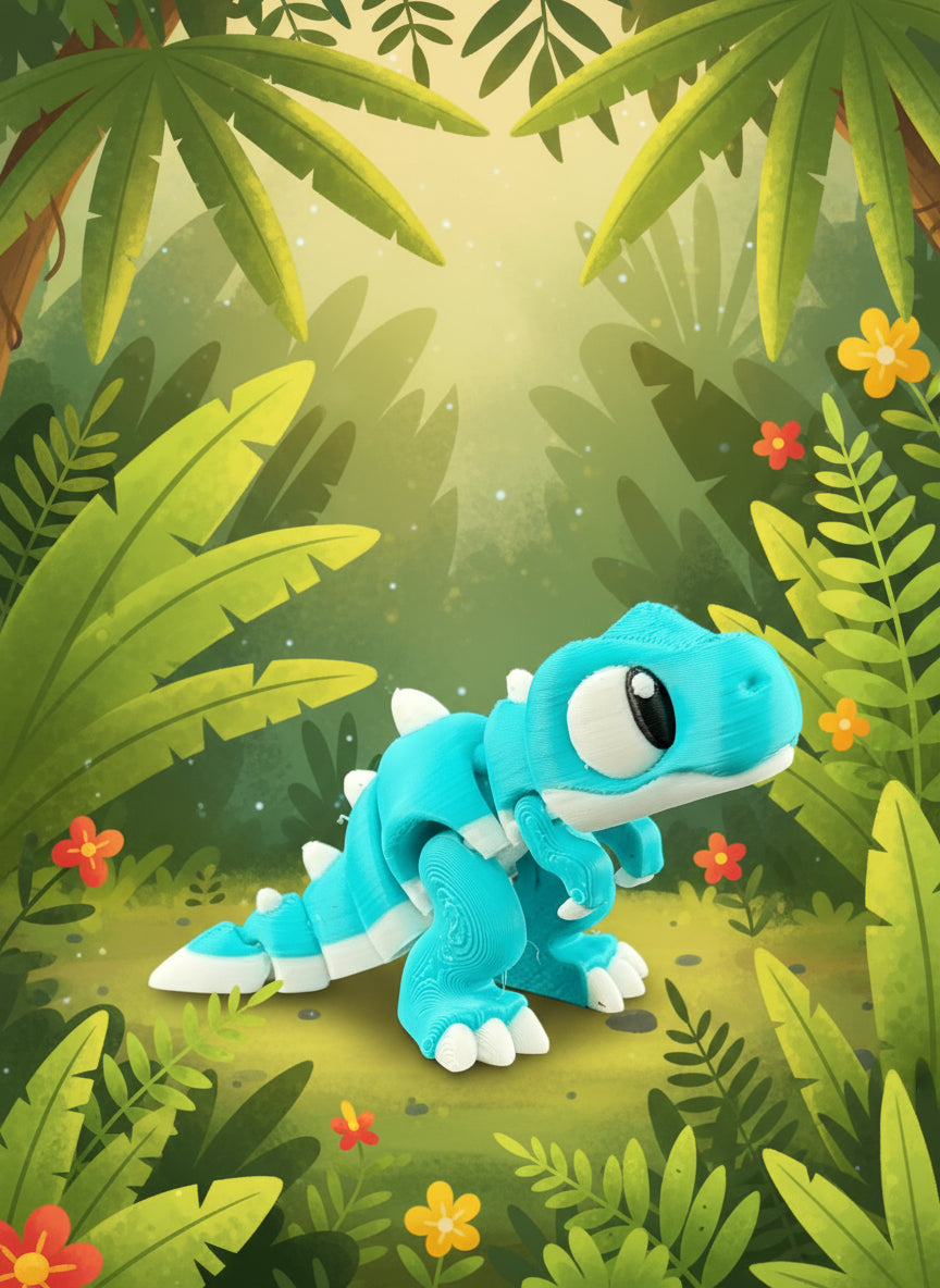 Miniature Articulated Baby T-Rex