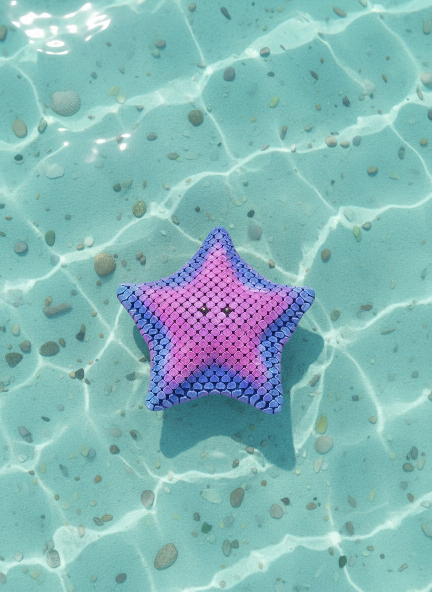 3D Printed Articulated Starfish Fidget And Stress Relief Toy