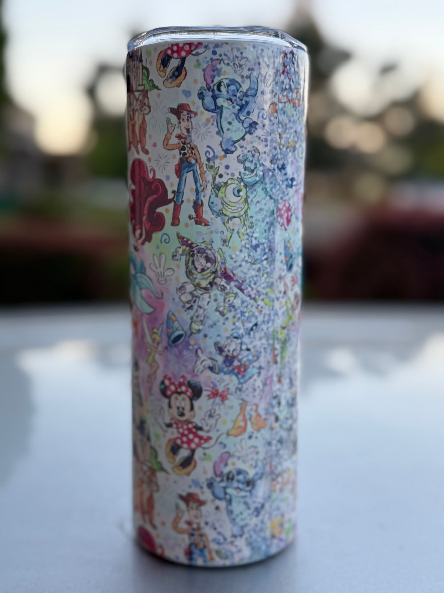 20oz Skinny Tumbler Disney Inspired And Makes A Great Gift For Everyone