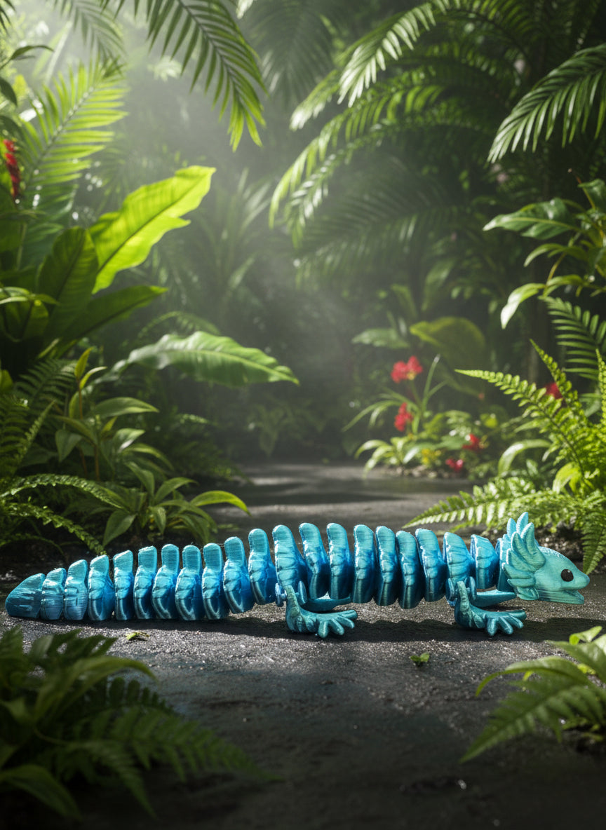 FlexoLotl (Green & Blue Silk)