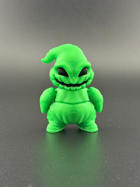 2.5” Miniature Articulated Oogie Boogie Toy or Desktop Decoration