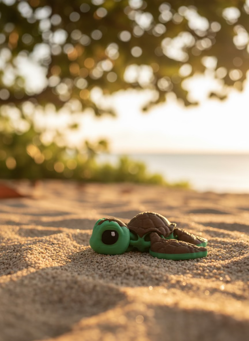 Miniature Articulated Turtle