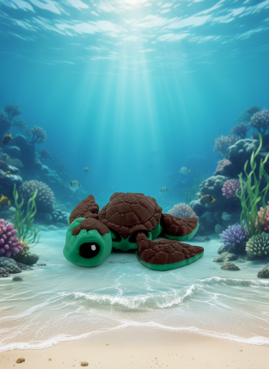 Miniature Articulated Turtle