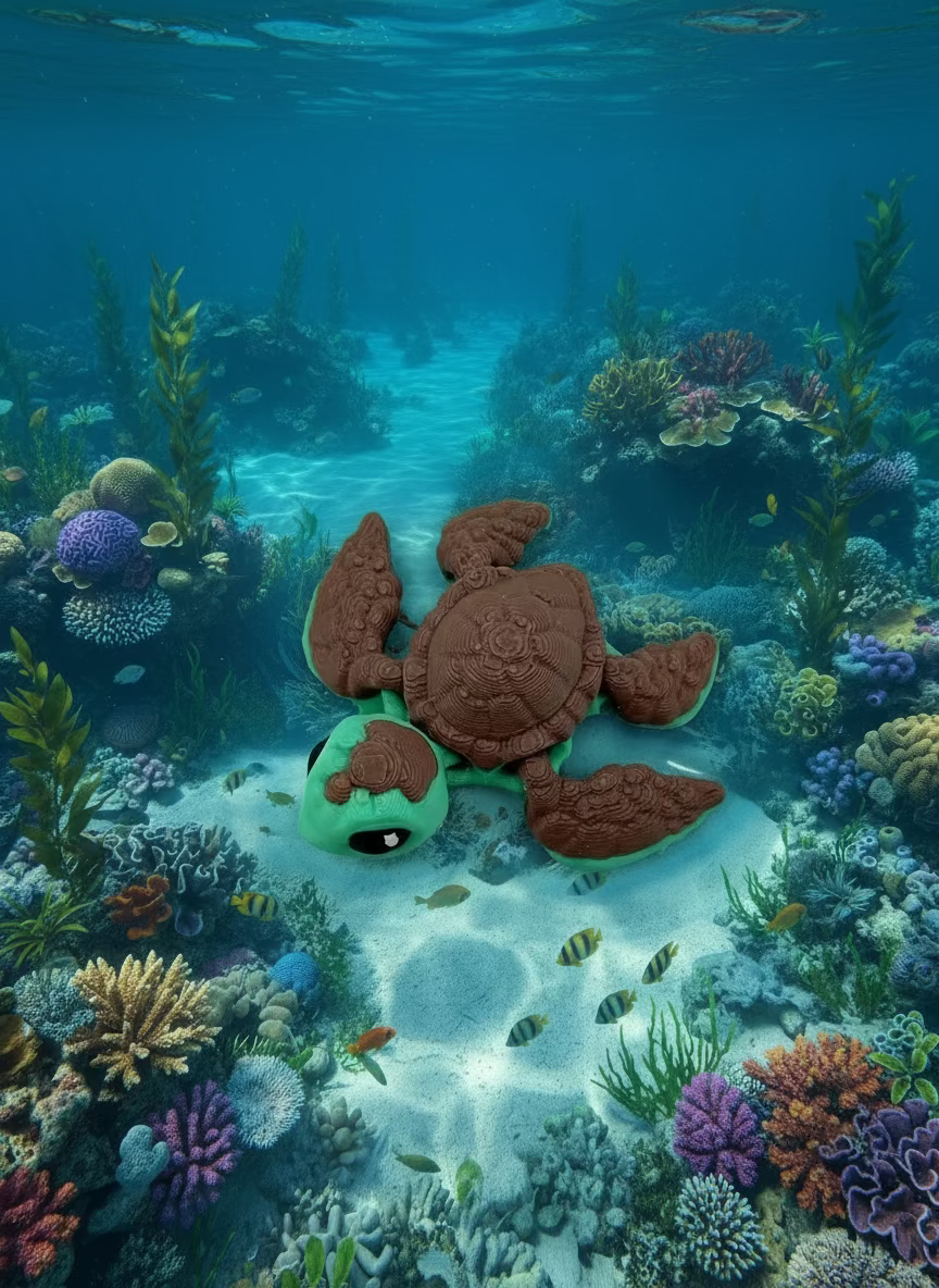 Miniature Articulated Turtle