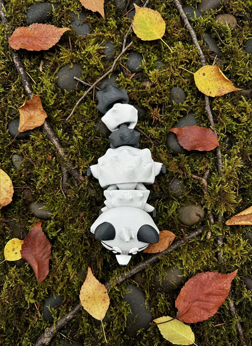 Miniature Articulated Raccoon