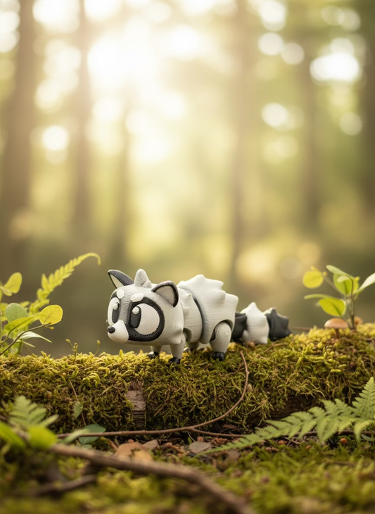 Miniature Articulated Raccoon